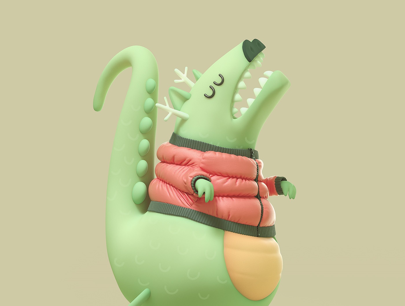 Dinosaurio Render 3D